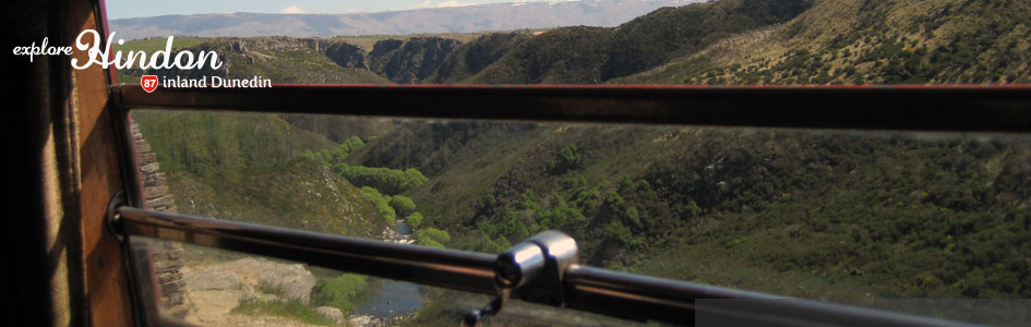 Hindon view from Taieri Gorge Train